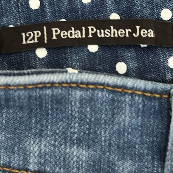 Talbots Capri Jeans Size 12P Pedal Pusher Crop Stretch - Picture 13 of 13